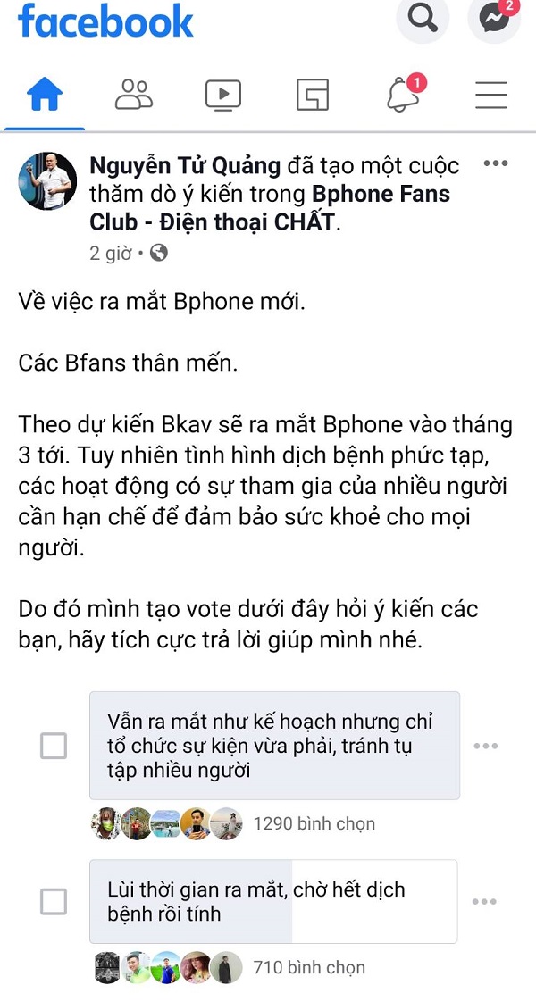 Fan Bphone đâu rồi, bác Quảng vừa xác nhận thời điểm ra mắt Bphone 4 nè