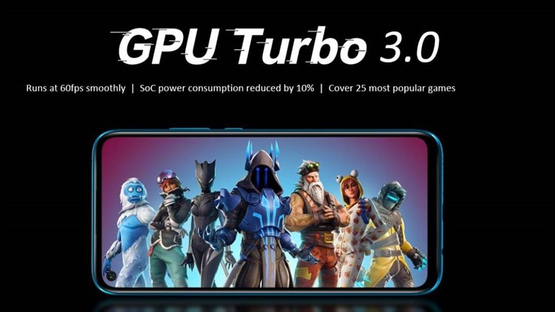 Nova 5T được tích hợp GPU Turbo 3.0