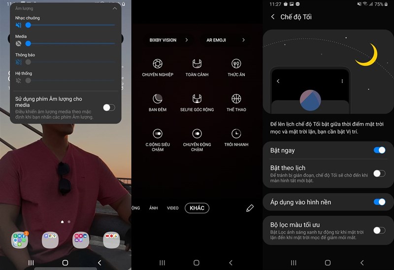 Giao diện One UI 2.0 trên Galaxy S9+