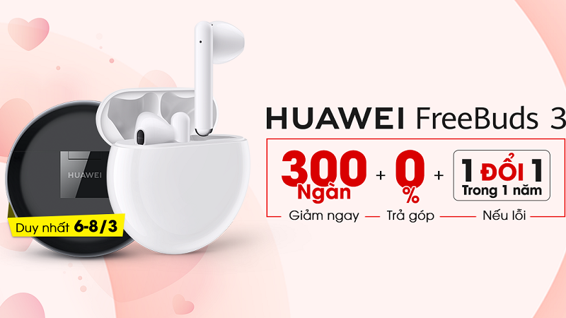 Tai nghe Huawei Freebuds 3 Tai nghe Huawei Freebuds 3