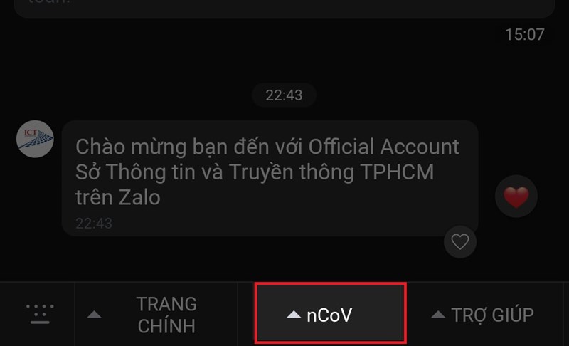 Cập nhật diễn biến dịch nCoV đơn giản và chính xác trên ứng dụng Zalo Cập nhật diễn biến dịch nCoV đơn giản và chính xác trên ứng dụng Zalo