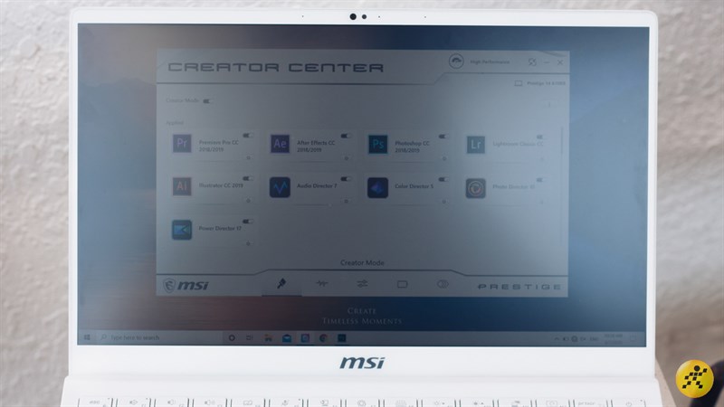 Trên tay laptop MSI Prestige 14
