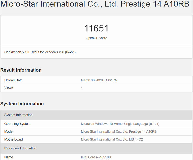 Trên tay laptop MSI Prestige 14 A10RB