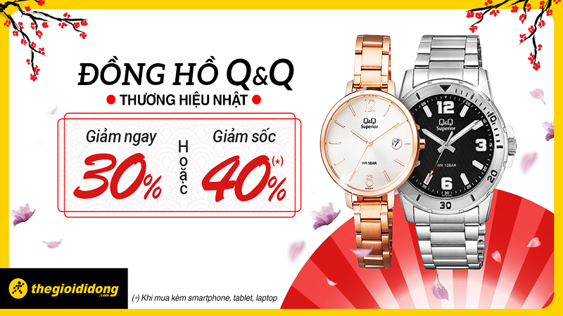 Đồng hồ nhật Q&Q giảm sốc