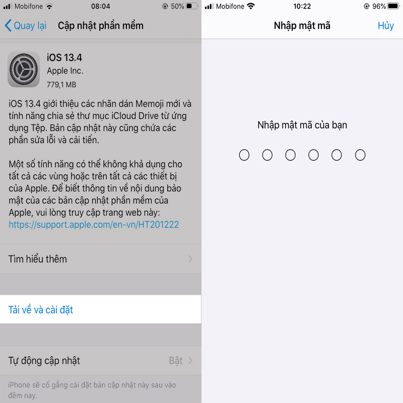 Tải iOS 13.4