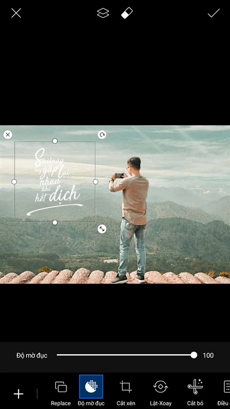 Cách chế ảnh sau này gặp lại khi hết dịch bằng Picsart