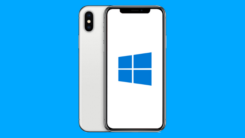 iPhone X chạy Windows 10