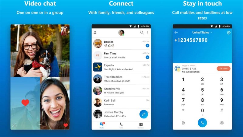 Trò chuyện với bạn bè với tính năng tạo cuộc họp trên Skype