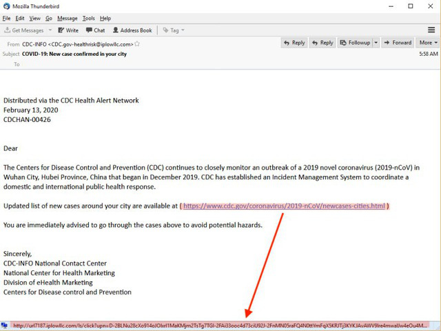 Email, thông báo lừa đảo Email, thông báo lừa đảo