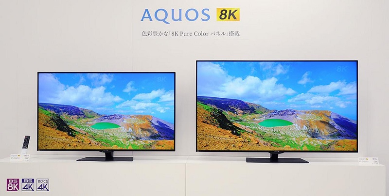 Sharp ra mắt hai chiếc Smart TV Aquos 8K mới với tấm nền 8K Pure Color, HDR10,...