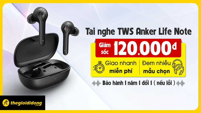 Khuyến mãi tai nghe Anker Khuyến mãi tai nghe Anker