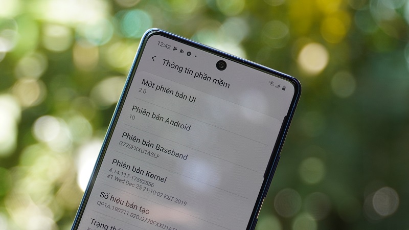 Galaxy S10 Lite chính thức lên đời giao diện One UI 2.1 Galaxy S10 Lite chính thức lên đời giao diện One UI 2.1