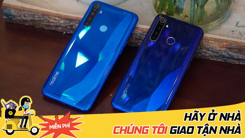 Hình ảnh Realme 5 Pro với 2 phiên bản màu xanh và màu tím Hình ảnh Realme 5 Pro với 2 phiên bản màu xanh và màu tím