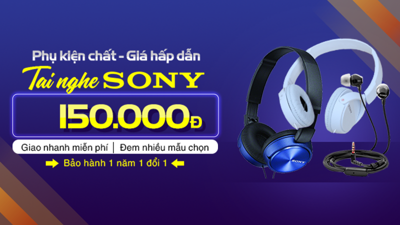 Tai nghe Sony giảm giá Tai nghe Sony giảm giá