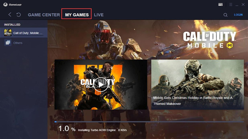 Tải Call Of Duty giả lập Gameloop