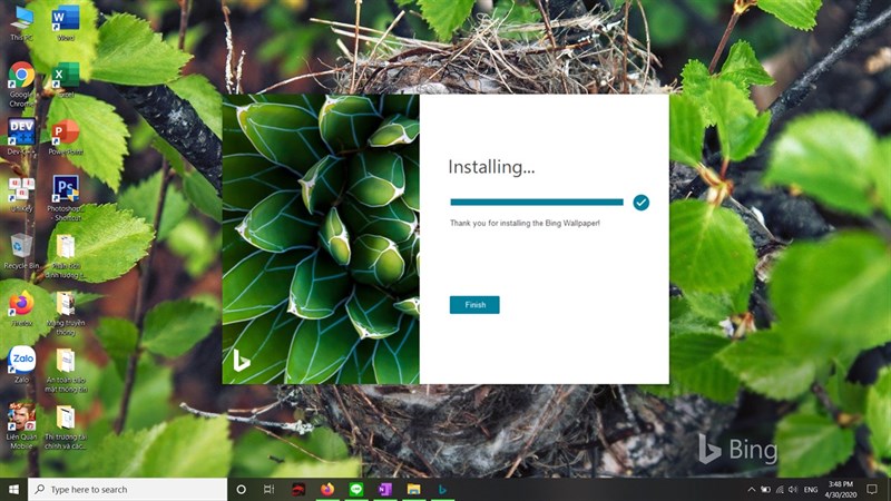 Cách cài hình nền Bing Wallpaper Cách cài hình nền Bing Wallpaper
