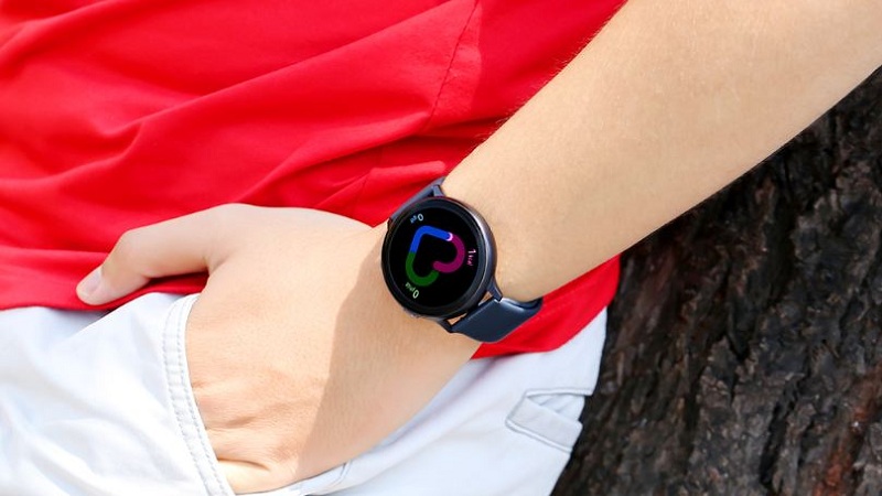 Đồng hồ thông minh Samsung Galaxy Watch Active 2 44mm viền nhôm dây sillicone Đồng hồ thông minh Samsung Galaxy Watch Active 2 44mm viền nhôm dây sillicone