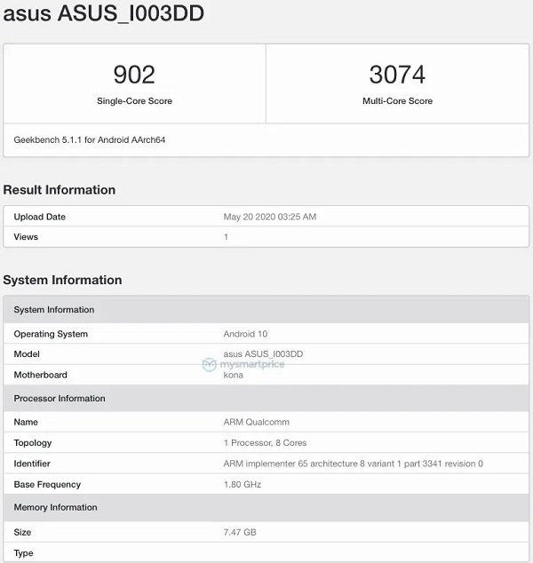 ROG Phone 3 với chip Snapdragon 865 bất ngờ xuất hiện trên Geekbench và cơ quan Wi-Fi Alliance ROG Phone 3 với chip Snapdragon 865 bất ngờ xuất hiện trên Geekbench và cơ quan Wi-Fi Alliance