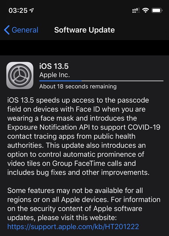 iOS 13.5 GM