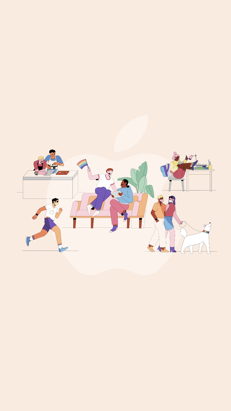 Tải hình nền Apple Pride 2020 Tải hình nền Apple Pride 2020