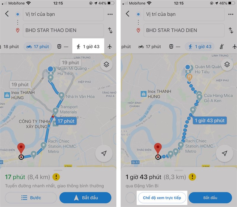 Tính năng ẩn trên Google Maps