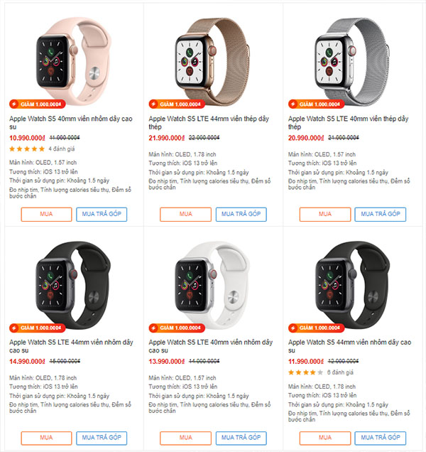 đồng hồ S5 đồng hồ S5