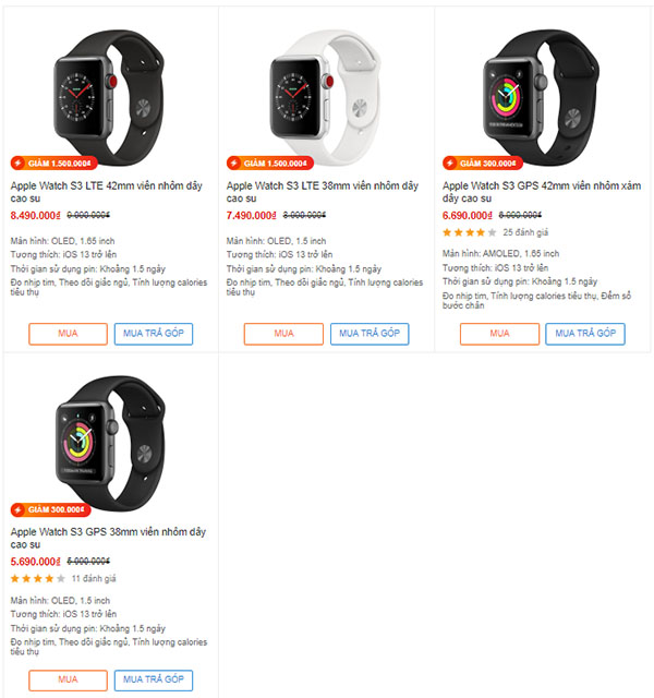 đồng hồ S3 đồng hồ S3