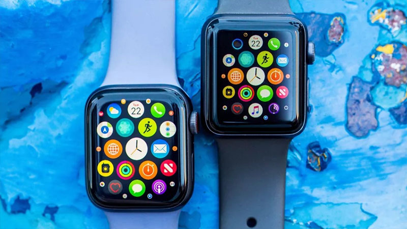 thiết kế tổng thể của Apple Watch S3 vs Apple Watch S5 thiết kế tổng thể của Apple Watch S3 vs Apple Watch S5