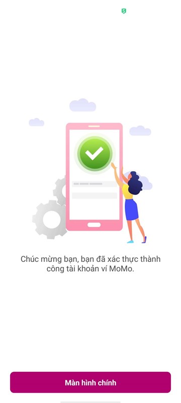 xác thực momo