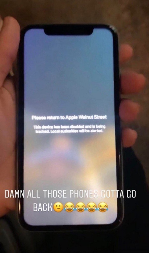 Apple khiến những tên cướp điêu đứng, iPhone lấy được bị vô hiệu hóa và theo dõi vị trí, yêu cầu trả lại nếu không phải ngồi tù Apple khiến những tên cướp điêu đứng, iPhone lấy được bị vô hiệu hóa và theo dõi vị trí, yêu cầu trả lại nếu không phải ngồi tù