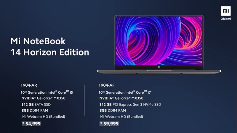 Cấu hình Mi Notebook 14 Horizon Edition