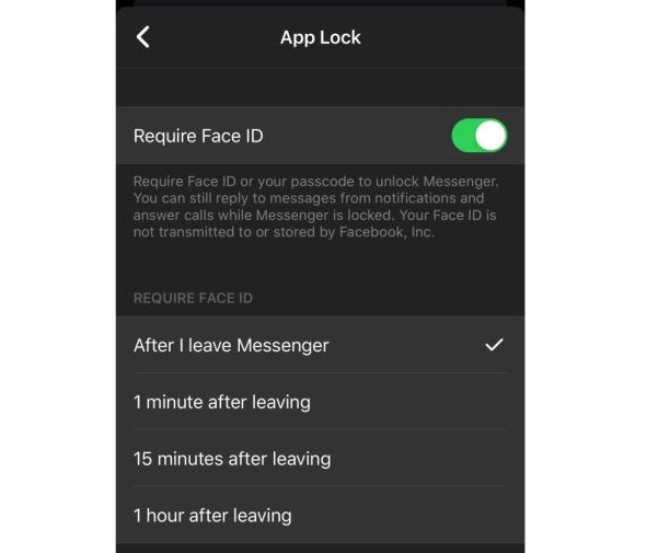 Sắp tới, muốn mở được Messenger trên iOS sẽ phải xác thực bảo mật bằng Face ID hoặc Touch ID