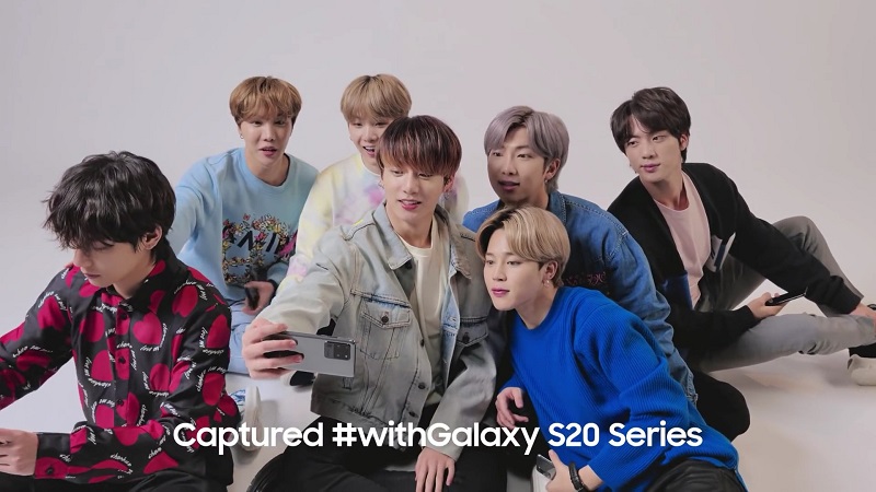 BTS with Samsung BTS with Samsung