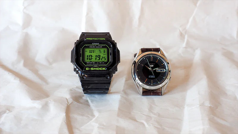 G-Schock của Casio vs đồng hồ Seiko