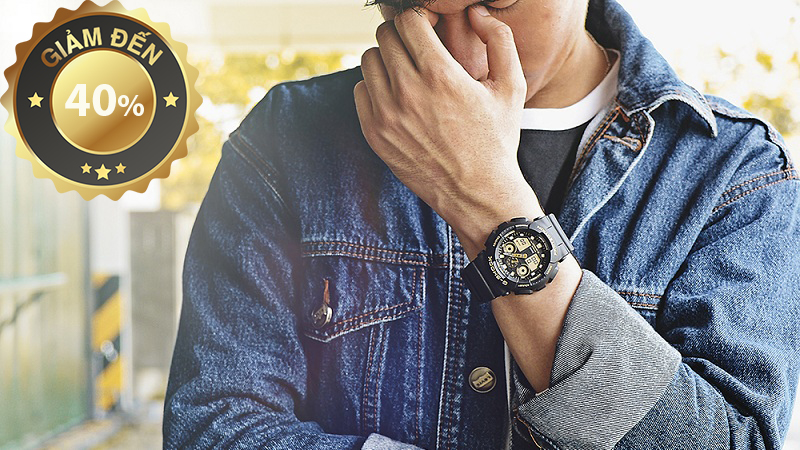 Đồng hồ Nam G-shock GA-100GBX-1A9DR Đồng hồ Nam G-shock GA-100GBX-1A9DR