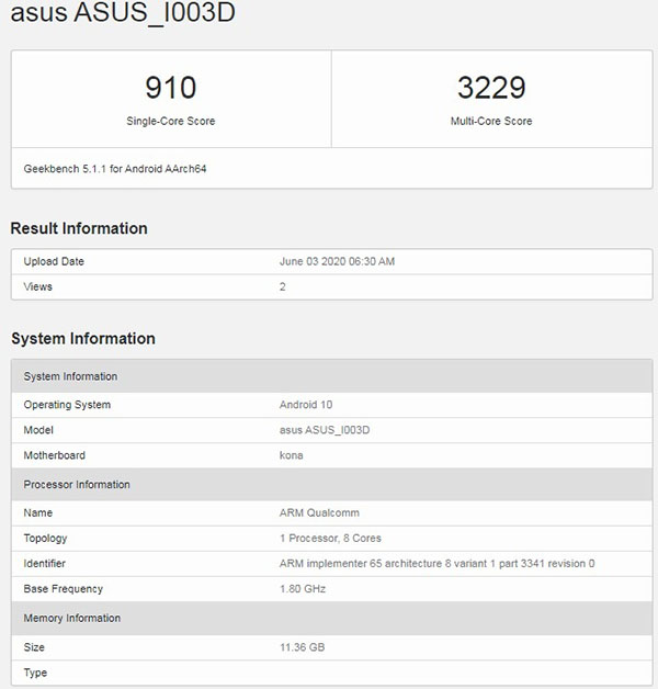 Điểm hiệu năng ROG Phone 3 Điểm hiệu năng ROG Phone 3