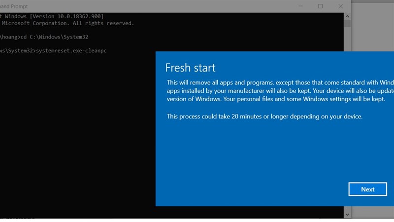 Cách làm sạch Windows 10 mà không cần cài lại Windows Cách làm sạch Windows 10 mà không cần cài lại Windows