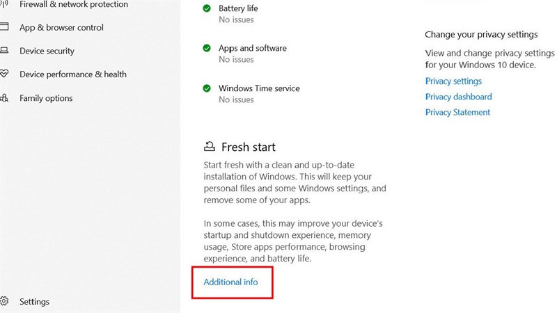 Cách làm sạch Windows 10 mà không cần cài lại Windows Cách làm sạch Windows 10 mà không cần cài lại Windows