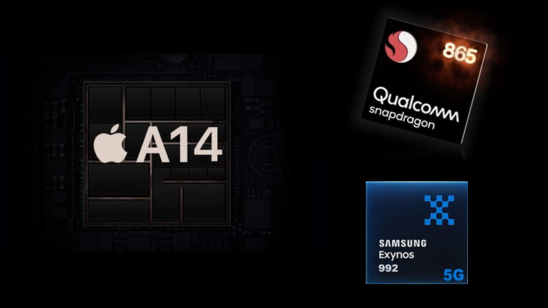 Apple A14 vs Snapdragon 865