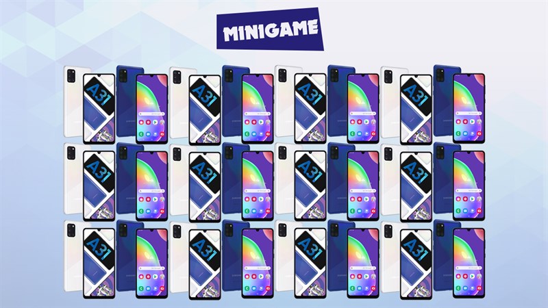 Minigame: CÙNG GALAXY A31 ĐOÁN TRÚNG TÍNH NĂNG - SĂN QUÀ VÔ ĐỐI Minigame: CÙNG GALAXY A31 ĐOÁN TRÚNG TÍNH NĂNG - SĂN QUÀ VÔ ĐỐI