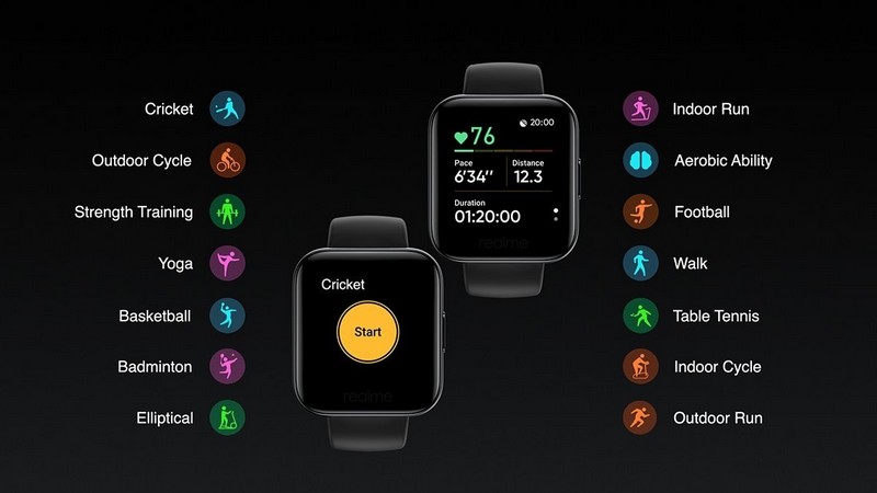 Realme ra mắt đồng hồ thông minh Realme Watch tại thị trường Việt Nam: Theo dõi nhịp tim, lượng oxy trong máu, giá chưa tới 2 triệu Realme ra mắt đồng hồ thông minh Realme Watch tại thị trường Việt Nam: Theo dõi nhịp tim, lượng oxy trong máu, giá chưa tới 2 triệu
