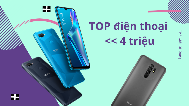 Top điện thoại dưới 4 triệu bán chạy tại Thế Giới Di Động Top điện thoại dưới 4 triệu bán chạy tại Thế Giới Di Động