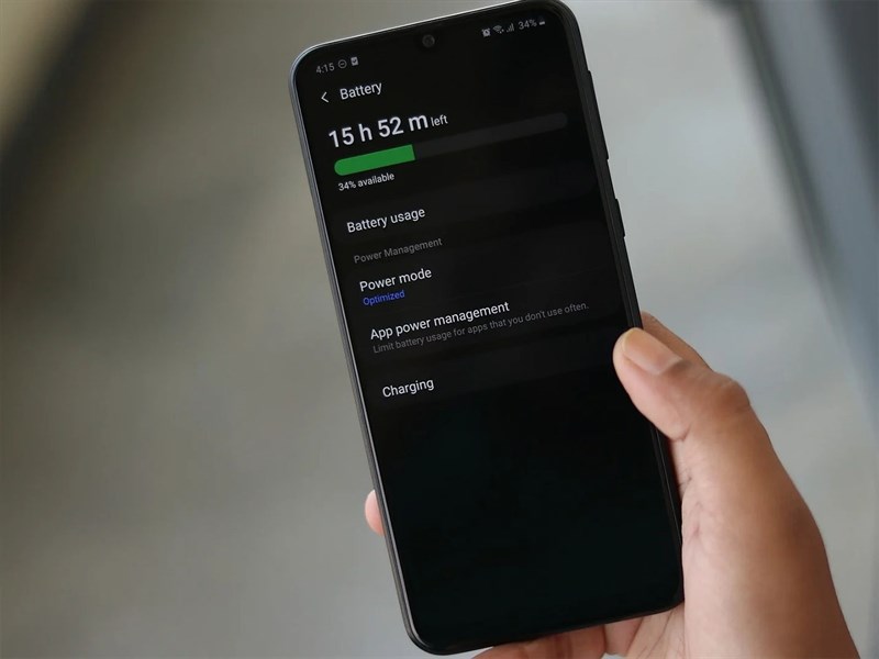 Thời lượng pin của Galaxy M31 Thời lượng pin của Galaxy M31