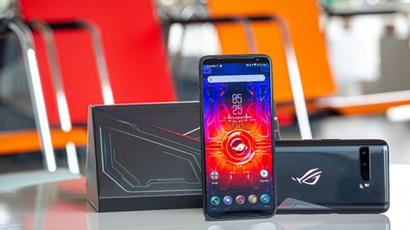 Mặt trước của ASUS ROG Phone 3