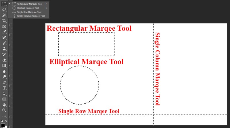 Marqee tool Marqee tool