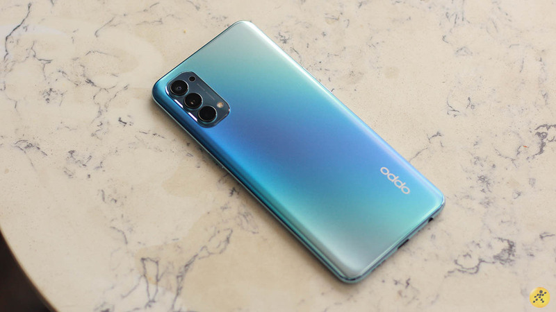 OPPO Reno4 có mặt lưng khá đẹp mắt