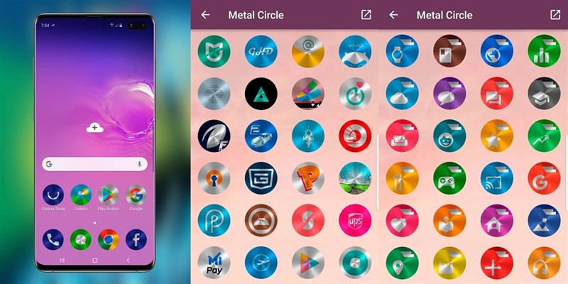 Metal Circle - Icon Pack Metal Circle - Icon Pack