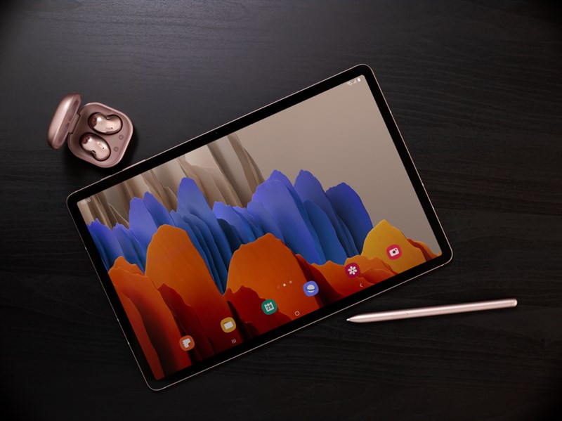 Galaxy Tab s7+ sẽ được trang bị con chip Snapdragon 865+ Galaxy Tab s7+ sẽ được trang bị con chip Snapdragon 865+