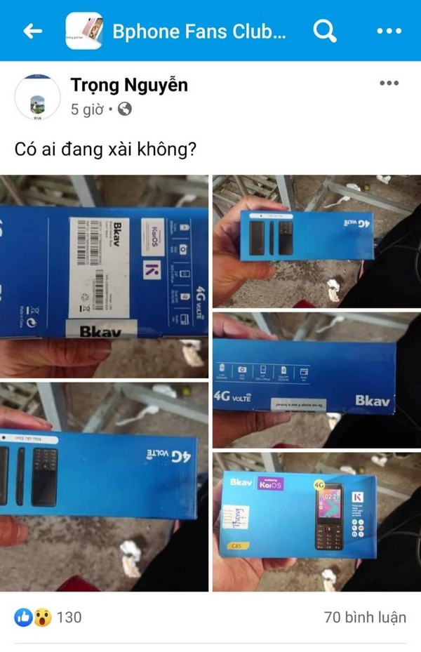 Điện thoại ‘cục gạch’ Bkav C85 giá rẻ, hỗ trợ 4G vừa xuất hiện thực tế kèm cấu hình chi tiết, các bạn vào xem có gì HOT không nhé Điện thoại ‘cục gạch’ Bkav C85 giá rẻ, hỗ trợ 4G vừa xuất hiện thực tế kèm cấu hình chi tiết, các bạn vào xem có gì HOT không nhé