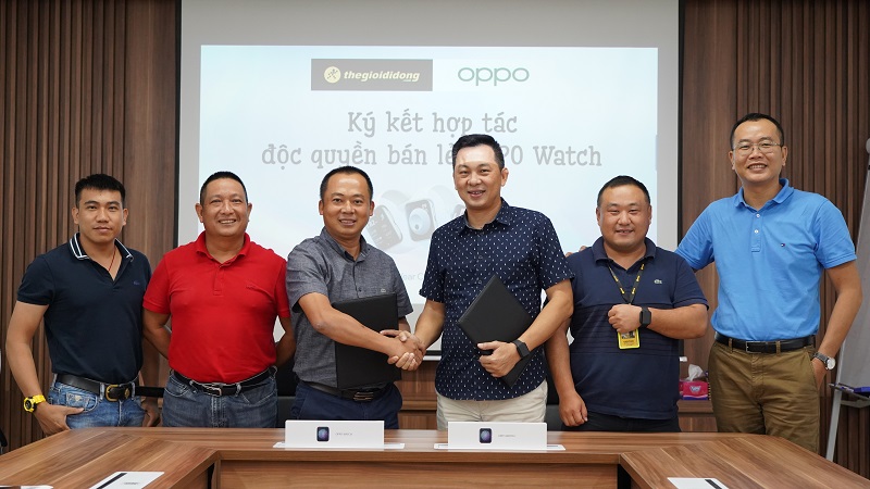 Thế Giới Di Động ký kết hợp tác độc quyền bán lẻ OPPO Watch với OPPO, nếu bạn đang có ý định mua thì vào đặt trước ngay nhé